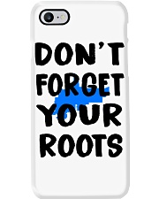 Amarillo Map Don't Forget Your Roots Phone Case tile