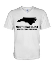 North Carolina It's Not For Everyone V-Neck T-Shirt tile