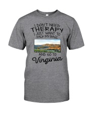 Pack My Bags - Go To Virginia Classic T-Shirt front