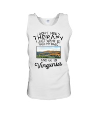 Pack My Bags - Go To Virginia Unisex Tank tile