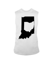 MAP OHIO IN INDIANA Sleeveless Tee tile