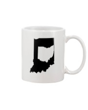 MAP OHIO IN INDIANA Mug tile