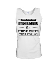 British Columbia Girl - But People Ruined Unisex Tank tile