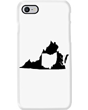 MAP OHIO IN VIRGINIA Phone Case tile