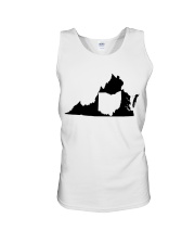 MAP OHIO IN VIRGINIA Unisex Tank tile