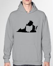 MAP OHIO IN VIRGINIA Hooded Sweatshirt garment-hooded-sweatshirt-front-04