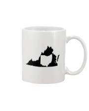 MAP OHIO IN VIRGINIA Mug tile