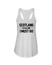 Scotland Is Calling Ladies Flowy Tank tile