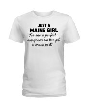 Maine Girl - No One Is Perfect Ladies T-Shirt tile