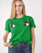 Georgia Flag - Four Leaf Clover Classic T-Shirt apparel-classic-tshirt-lifestyle-front-100
