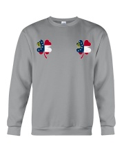 Georgia Flag - Four Leaf Clover Crewneck Sweatshirt tile