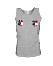 Georgia Flag - Four Leaf Clover Unisex Tank tile