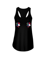 Georgia Flag - Four Leaf Clover Ladies Flowy Tank tile