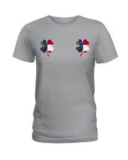 Georgia Flag - Four Leaf Clover Ladies T-Shirt tile