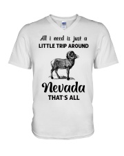 A Little Trip Around Nevada V-Neck T-Shirt tile