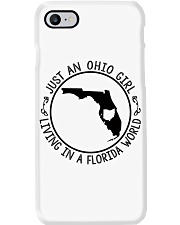 OHIO GIRL LIVING IN FLORIDA Phone Case tile