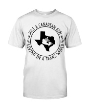 CANADIAN GIRL LIVING IN TEXAS Classic T-Shirt tile