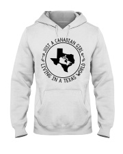 CANADIAN GIRL LIVING IN TEXAS Hooded Sweatshirt tile