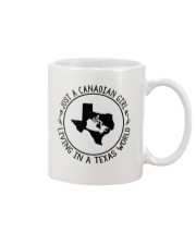 CANADIAN GIRL LIVING IN TEXAS Mug tile