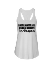 North Dakota Girl I Still Believe In Respect Ladies Flowy Tank tile