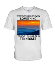 Should Be In Tennessee V-Neck T-Shirt tile