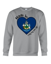 Heart made in Maine Crewneck Sweatshirt tile