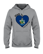 Heart made in Maine Hooded Sweatshirt tile
