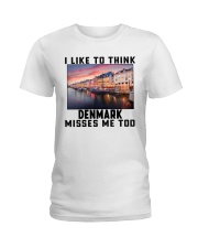 Denmark Misses Me Too Ladies T-Shirt tile