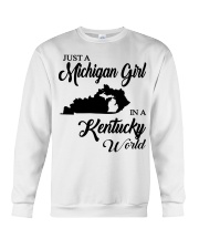 MICHIGAN GIRL IN KENTUCKY Crewneck Sweatshirt tile