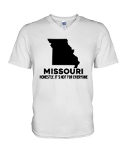 Missouri It's Not For Everyone V-Neck T-Shirt tile