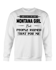 Montana Girl - But People Ruined Crewneck Sweatshirt tile