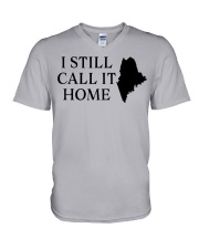 Maine i still call it home V-Neck T-Shirt tile