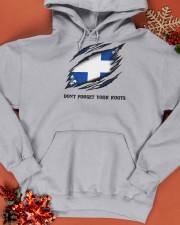 Don't Forget Your Roots - Quebec Hooded Sweatshirt apparel-hooded-sweatshirt-lifestyle-front-65