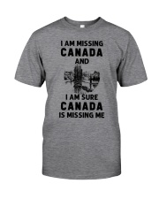 Canada Is Missing Me Classic T-Shirt front
