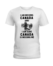 Canada Is Missing Me Ladies T-Shirt tile