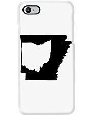 MAP OHIO IN ARKANSAS Phone Case tile