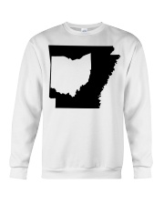 MAP OHIO IN ARKANSAS Crewneck Sweatshirt tile