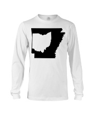 MAP OHIO IN ARKANSAS Long Sleeve Tee tile