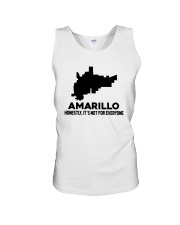 Amarillo It's Not For Everyone Unisex Tank tile
