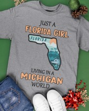 Florida Girl Living In Michigan Classic T-Shirt apparel-classic-tshirt-lifestyle-back-69