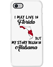 Began In Alabama - Live In Florida Phone Case tile