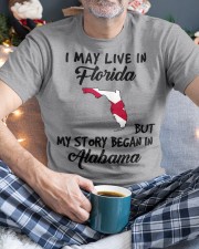 Began In Alabama - Live In Florida Classic T-Shirt custom-t-shirts-classic-lifestyle-front-342