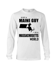 MAINE GUY IN MASSACHUSETTS Long Sleeve Tee tile