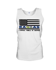 Flag Kansas- Call It Home Unisex Tank tile