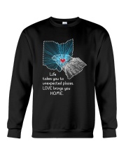 OHIO SOUTH CAROLINA LOVE BRINGS YOU HOME Crewneck Sweatshirt tile