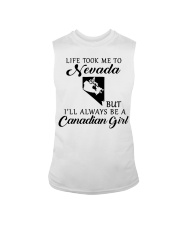 LIFE TOOK ME TO NEVADA BE A CANADIAN GIRL Sleeveless Tee tile