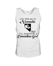 LIFE TOOK ME TO NEVADA BE A CANADIAN GIRL Unisex Tank tile