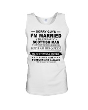 Sorry Guys I'm Married - Scottish Man Unisex Tank tile