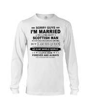 Sorry Guys I'm Married - Scottish Man Long Sleeve Tee tile