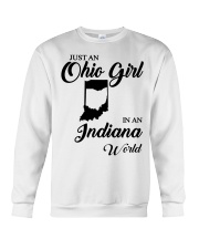 OHIO GIRL IN INDIANA Crewneck Sweatshirt tile